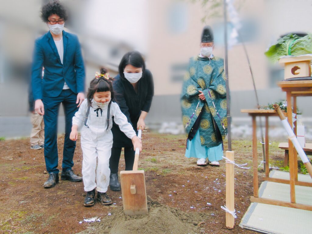 地鎮祭 最近の地鎮祭事情 S N Laboratory Yuruku Papa 暮らしと子どもとアートのブログ